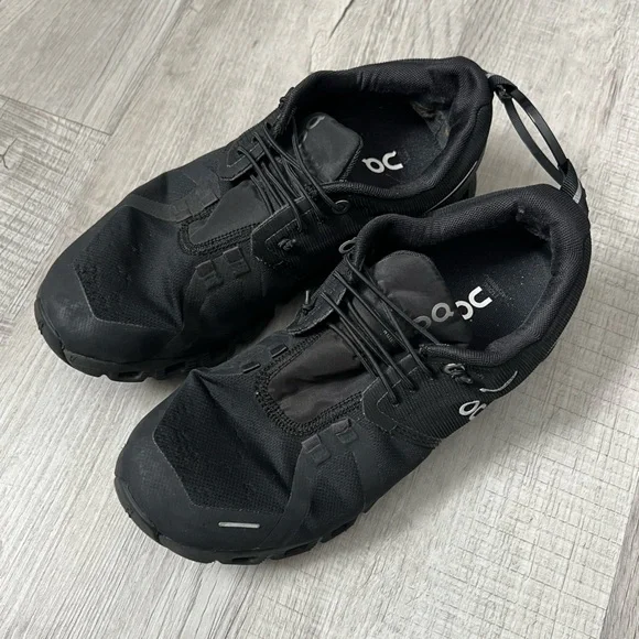 ON RUNNING ON CLOUD 6 Jet Black Performance Sneakers Size 8 - Picture 4 of 16